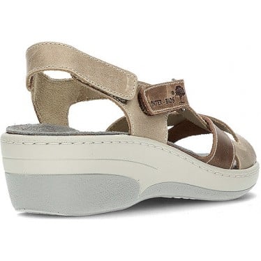 Sandalias Interbios Trenza 3017 BEIG_OURS