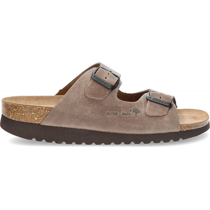 SANDALIA INTERBIOS CÓMODA 7206-MM PARDO
