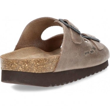 SANDALIA INTERBIOS CÓMODA 7206-MM PARDO