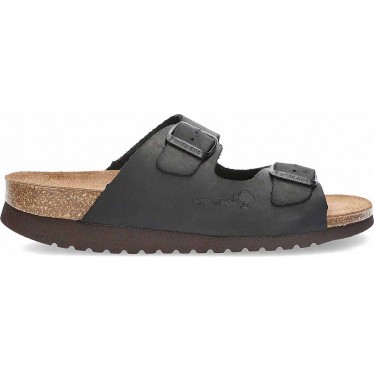 SANDALIA INTERBIOS CÓMODA 7206-MM NEGRO