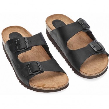 SANDALIA INTERBIOS CÓMODA 7206-MM NEGRO