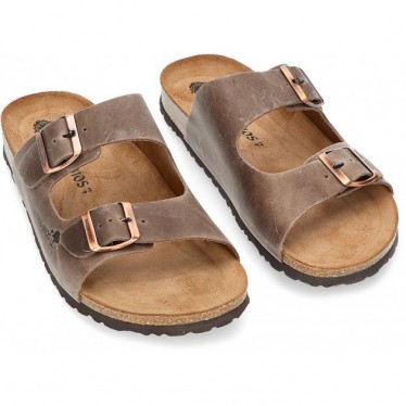SANDALIA INTERBIOS CÓMODA 9560 PARDO