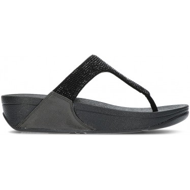 SANDALIAS FITFLOP LULU CRYSTAL EMBELLISHED BLACK