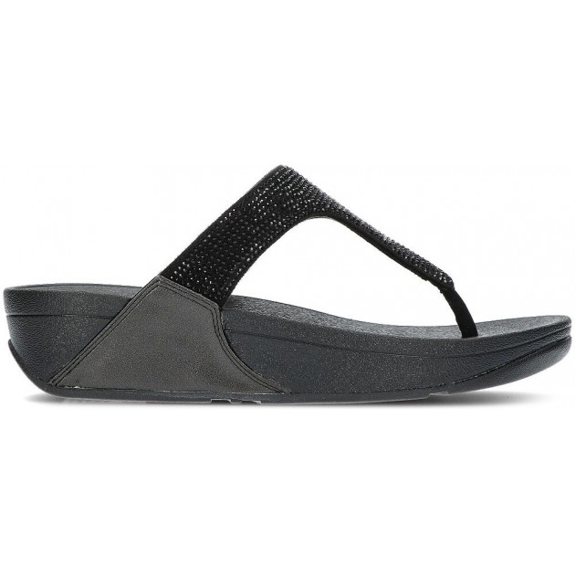 SANDALIAS FITFLOP LULU CRYSTAL EMBELLISHED BLACK SANDALIAS FITFLOP LULU CRYSTAL EMBELLISHED BLACK