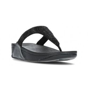 SANDALIAS FITFLOP LULU CRYSTAL EMBELLISHED BLACK
