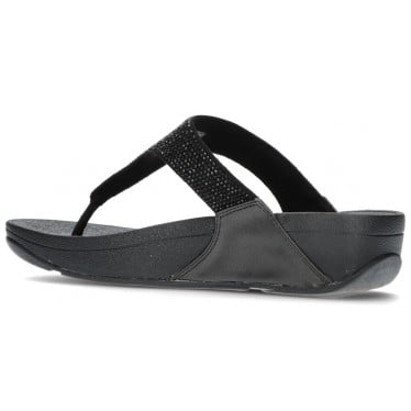 SANDALIAS FITFLOP LULU CRYSTAL EMBELLISHED BLACK