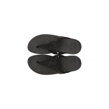 SANDALIAS FITFLOP LULU CRYSTAL EMBELLISHED BLACK