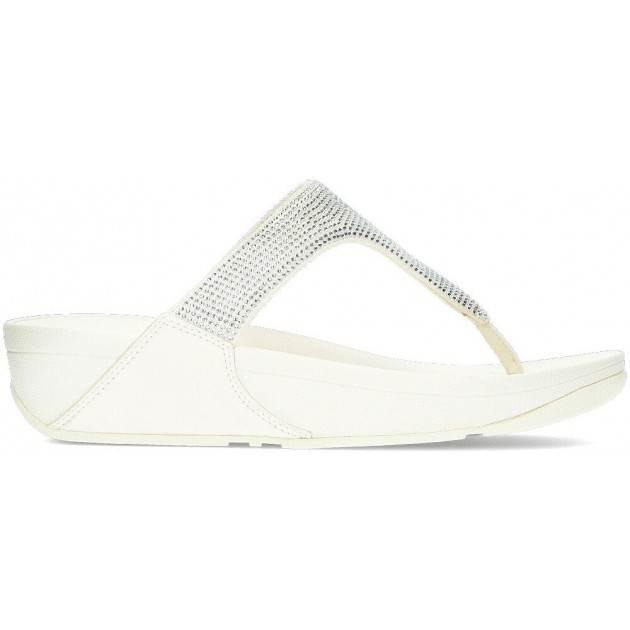 SANDALIAS FITFLOP LULU CRYSTAL EMBELLISHED CREAM SANDALIAS FITFLOP LULU CRYSTAL EMBELLISHED CREAM