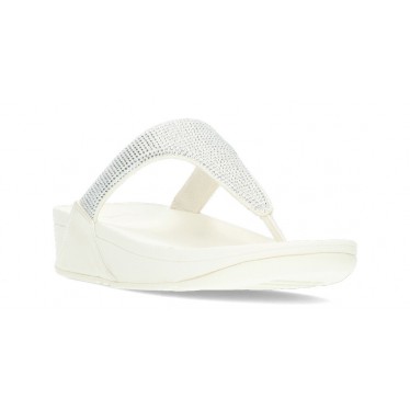 SANDALIAS FITFLOP LULU CRYSTAL EMBELLISHED CREAM