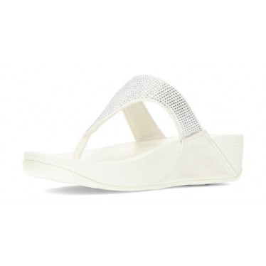 SANDALIAS FITFLOP LULU CRYSTAL EMBELLISHED CREAM
