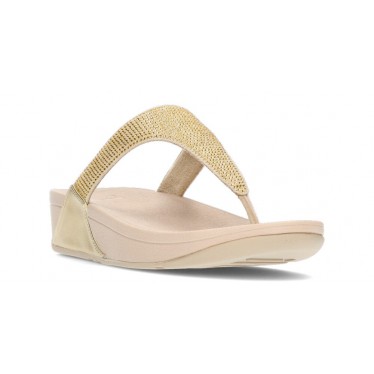 SANDALIAS FITFLOP LULU CRYSTAL EMBELLISHED PLATINO
