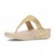 SANDALIAS FITFLOP LULU CRYSTAL EMBELLISHED PLATINO