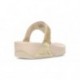 SANDALIAS FITFLOP LULU CRYSTAL EMBELLISHED PLATINO