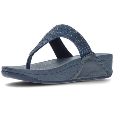 SANDALIAS FITFLOP LULU CRYSTAL EMBELLISHED NAVY
