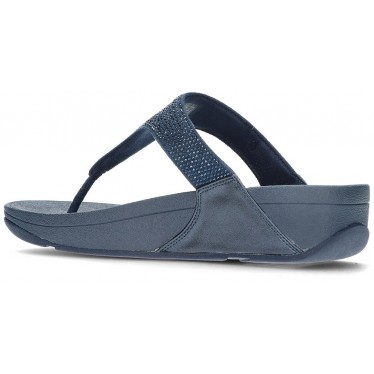 SANDALIAS FITFLOP LULU CRYSTAL EMBELLISHED NAVY