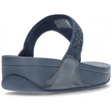 SANDALIAS FITFLOP LULU CRYSTAL EMBELLISHED NAVY