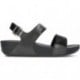 SANDALIAS FITFLOP LULU CRYSTAL BACK-STRAP NEGRO