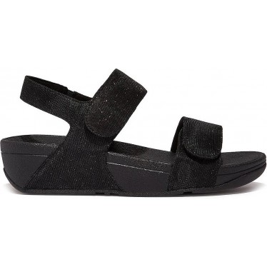 SANDALIAS FITFLOP LULU ADJ SHIMMERLUX GA2 ALL_BLACK