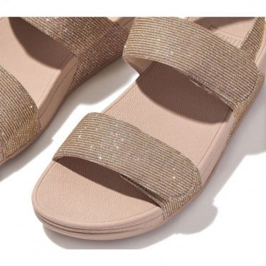 SANDALIAS FITFLOP LULU ADJ SHIMMERLUX GA2 ROSE_GOLD