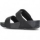 Sandalias FitFlop FZ9 Lulu Adjustable Shimmerlux Slides BLACK