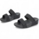 Sandalias FitFlop FZ9 Lulu Adjustable Shimmerlux Slides BLACK