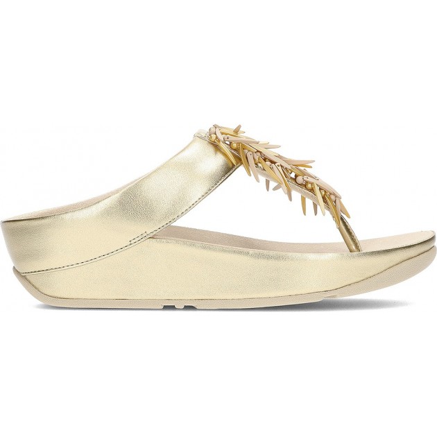 Sandalias FitFlop HI7 Rumba Beaded Metallic PLATINO Sandalias FitFlop HI7 Rumba Beaded Metallic PLATINO