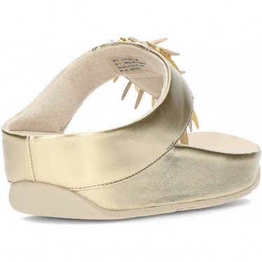 Sandalias FitFlop HI7 Rumba Beaded Metallic PLATINO