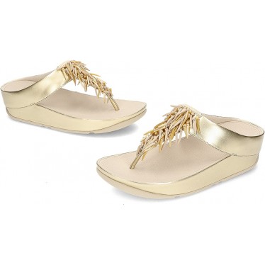 Sandalias FitFlop HI7 Rumba Beaded Metallic PLATINO