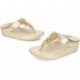 Sandalias FitFlop HI7 Rumba Beaded Metallic PLATINO