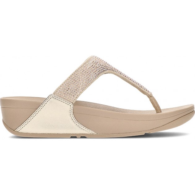SANDALIAS FITFLOP LULU CRYSTAL EMBELLISHED BEIGE SANDALIAS FITFLOP LULU CRYSTAL EMBELLISHED BEIGE