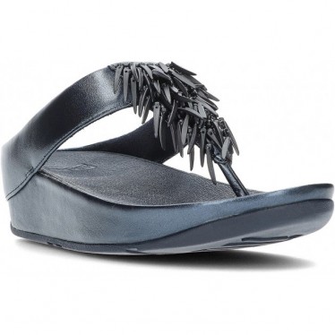 Sandalias FitFlop HI7 Rumba Beaded Metallic NAVY