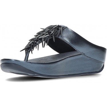 Sandalias FitFlop HI7 Rumba Beaded Metallic NAVY