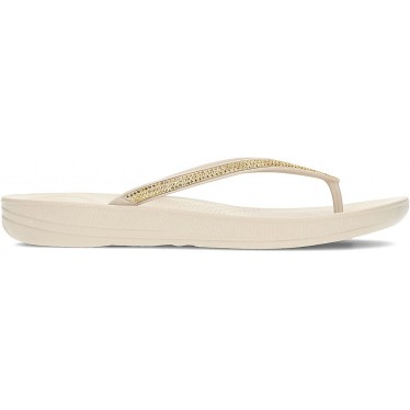 SANDALIAS FITFLOP IQUSHION SPARKLE R08 BEIGE