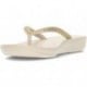 SANDALIAS FITFLOP IQUSHION SPARKLE R08 BEIGE
