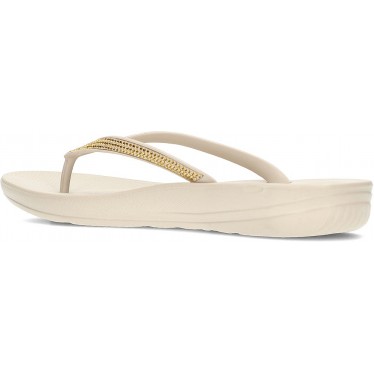 SANDALIAS FITFLOP IQUSHION SPARKLE R08 BEIGE