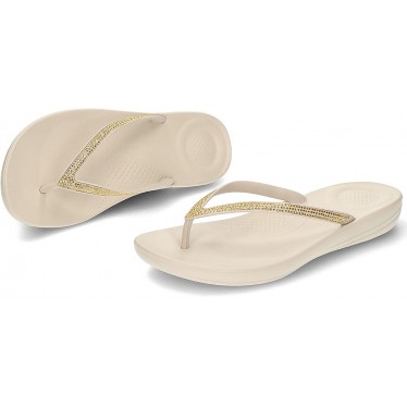 SANDALIAS FITFLOP IQUSHION SPARKLE R08 BEIGE