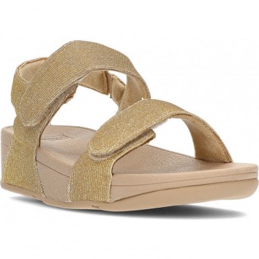SANDALIAS FITFLOP LULU ADJ SHIMMERLUX GA2 LATTE_BEIGE