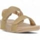 SANDALIAS FITFLOP LULU ADJ SHIMMERLUX GA2 LATTE_BEIGE