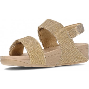 SANDALIAS FITFLOP LULU ADJ SHIMMERLUX GA2 LATTE_BEIGE