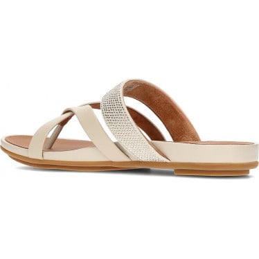 Sandalias FitFlop HO5 Gracie Crystal Leather BEIGE