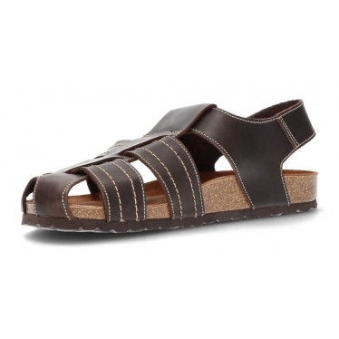SANDALIAS INTERBIOS CERRADA MOKA