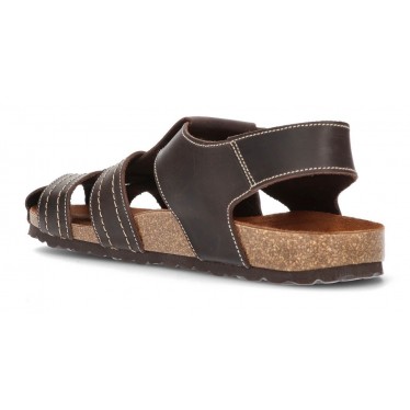 SANDALIAS INTERBIOS CERRADA MOKA