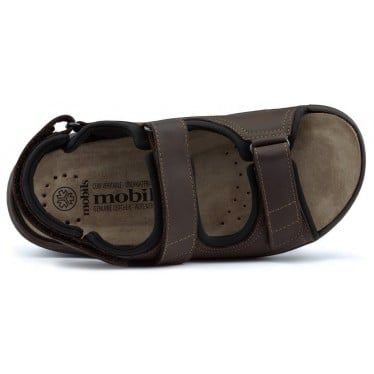 SANDALIAS MEPHISTO VALDEN VELCRO MARRON