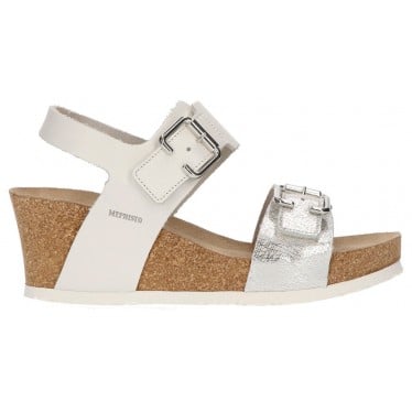 SANDALIAS MEPHISTO LISSANDRA CIERRE AUTOADHERENTE WHITE