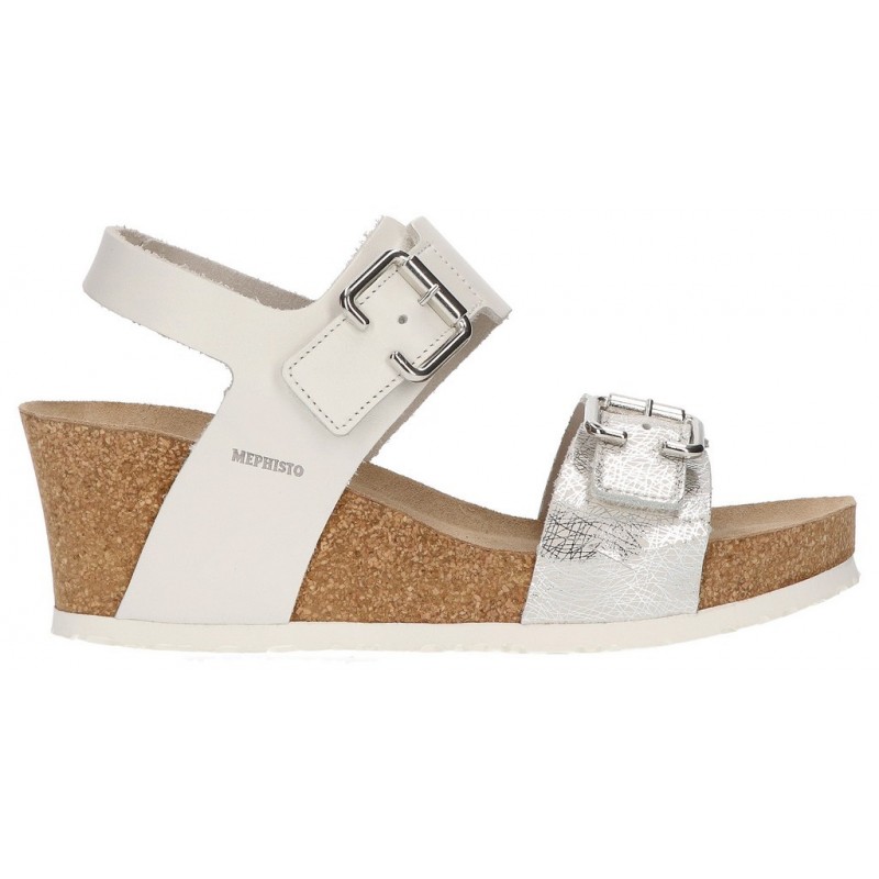 SANDALIAS MEPHISTO LISSANDRA CIERRE AUTOADHERENTE WHITE