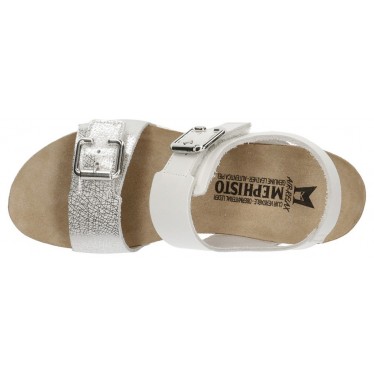 SANDALIAS MEPHISTO LISSANDRA CIERRE AUTOADHERENTE WHITE