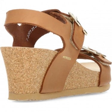 SANDALIAS MEPHISTO LISSANDRA CIERRE AUTOADHERENTE MARRON_CAMEL