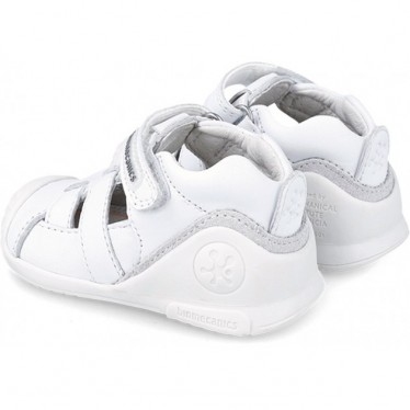 SANDALIAS BIOMECANICS PRIMEROS PASOS PIEL 222140 BLANCO