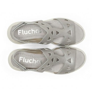 SANDALIAS FLUCHOS F1657 PLATA