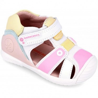 SANDALIAS BIOMECANICS 242154-B PRIMEROS PASOS BLANCO_VANILA